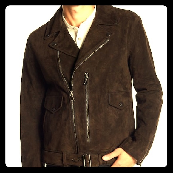 John Varvatos chocolate biker